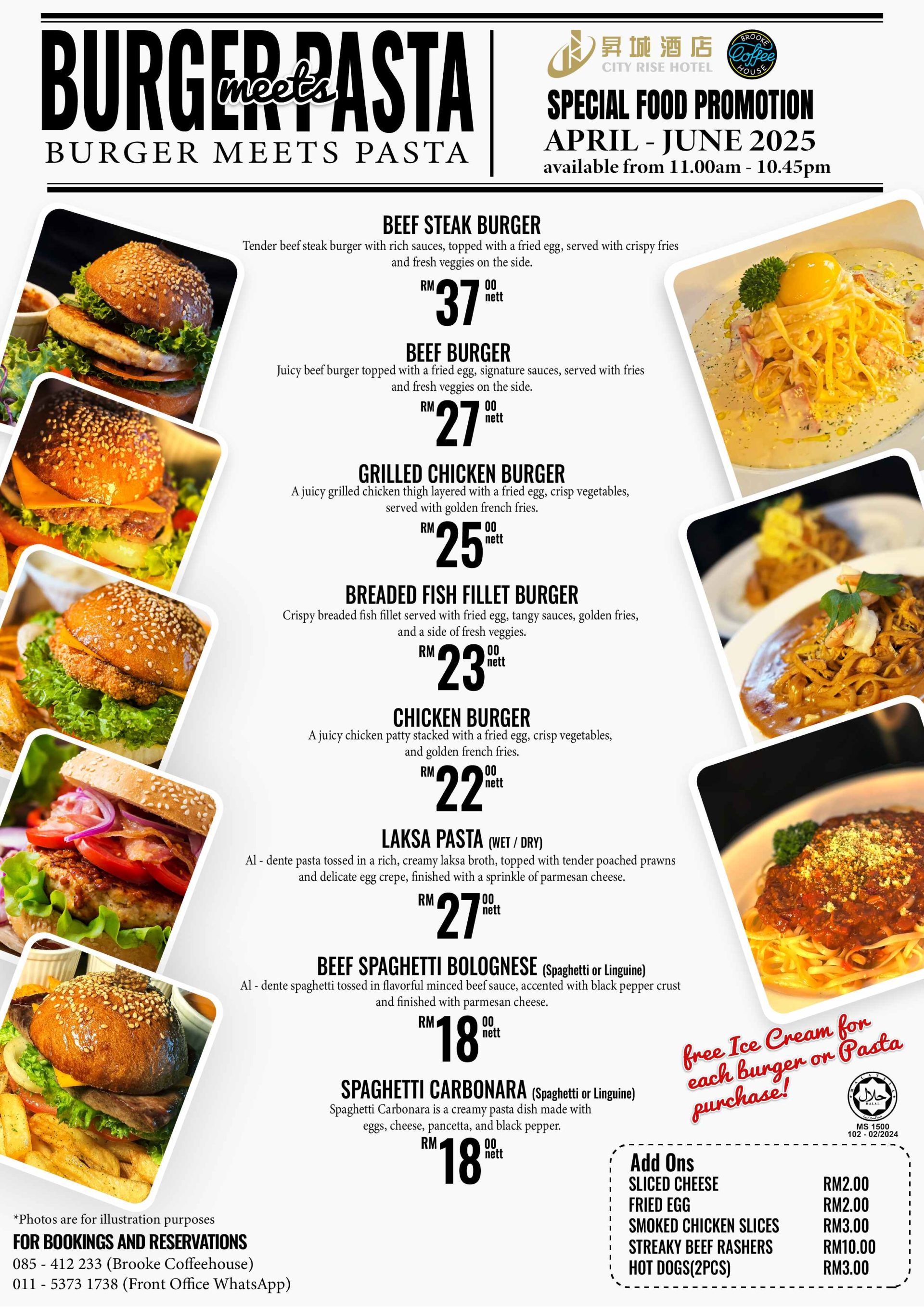 Burger meets Pasta - Food Promotion 2025