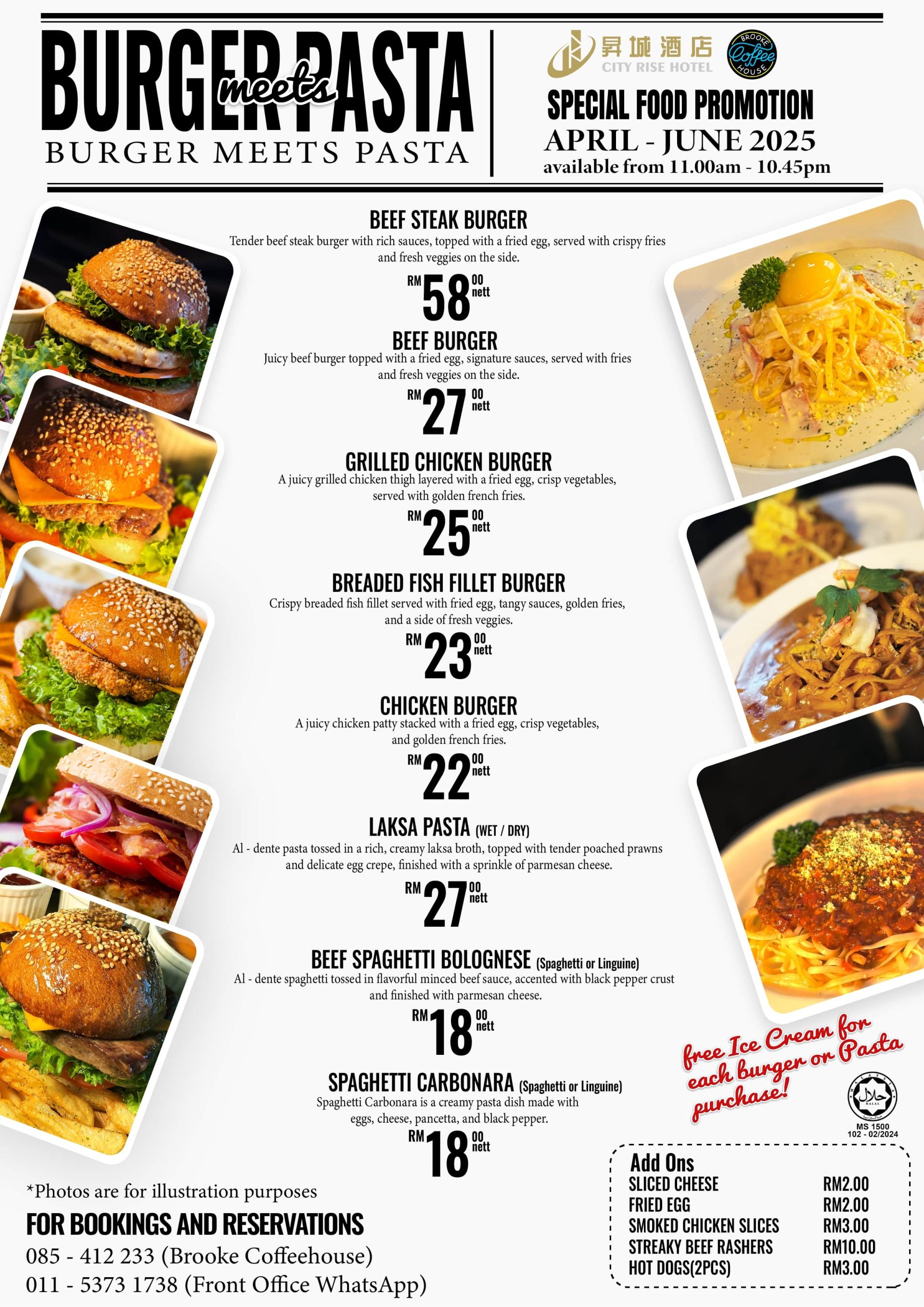 Burger meets Pasta - Food Promotion 2025